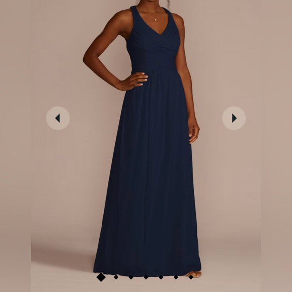 David's Bridal Dresses & Skirts - David’s Bridal bridesmaid dress, Marine size 10.